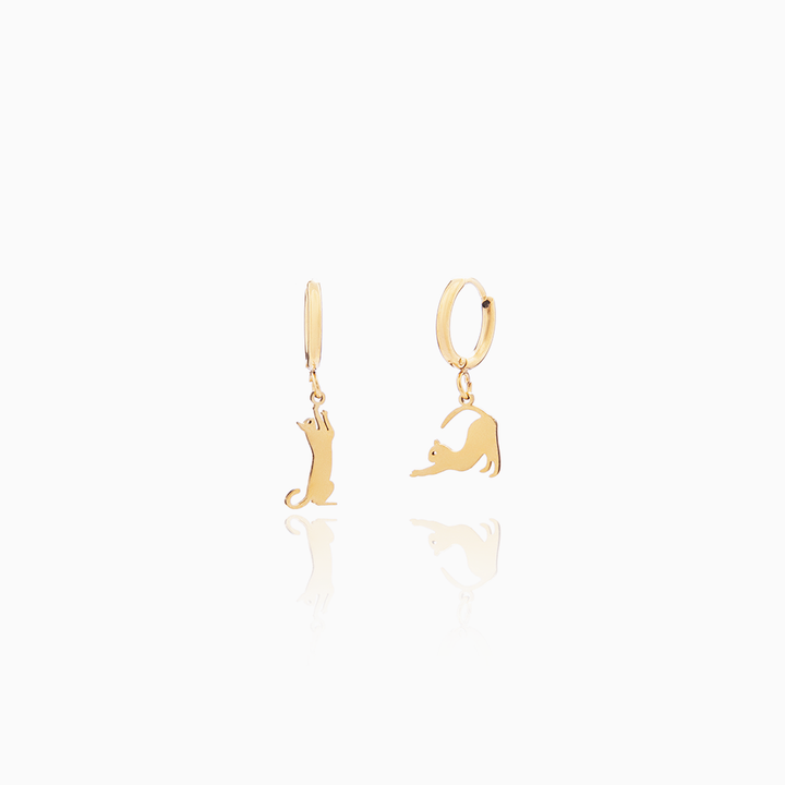 Pendientes Gatuno Gold