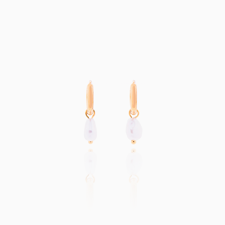 Pendientes Delicate Pearl Gold